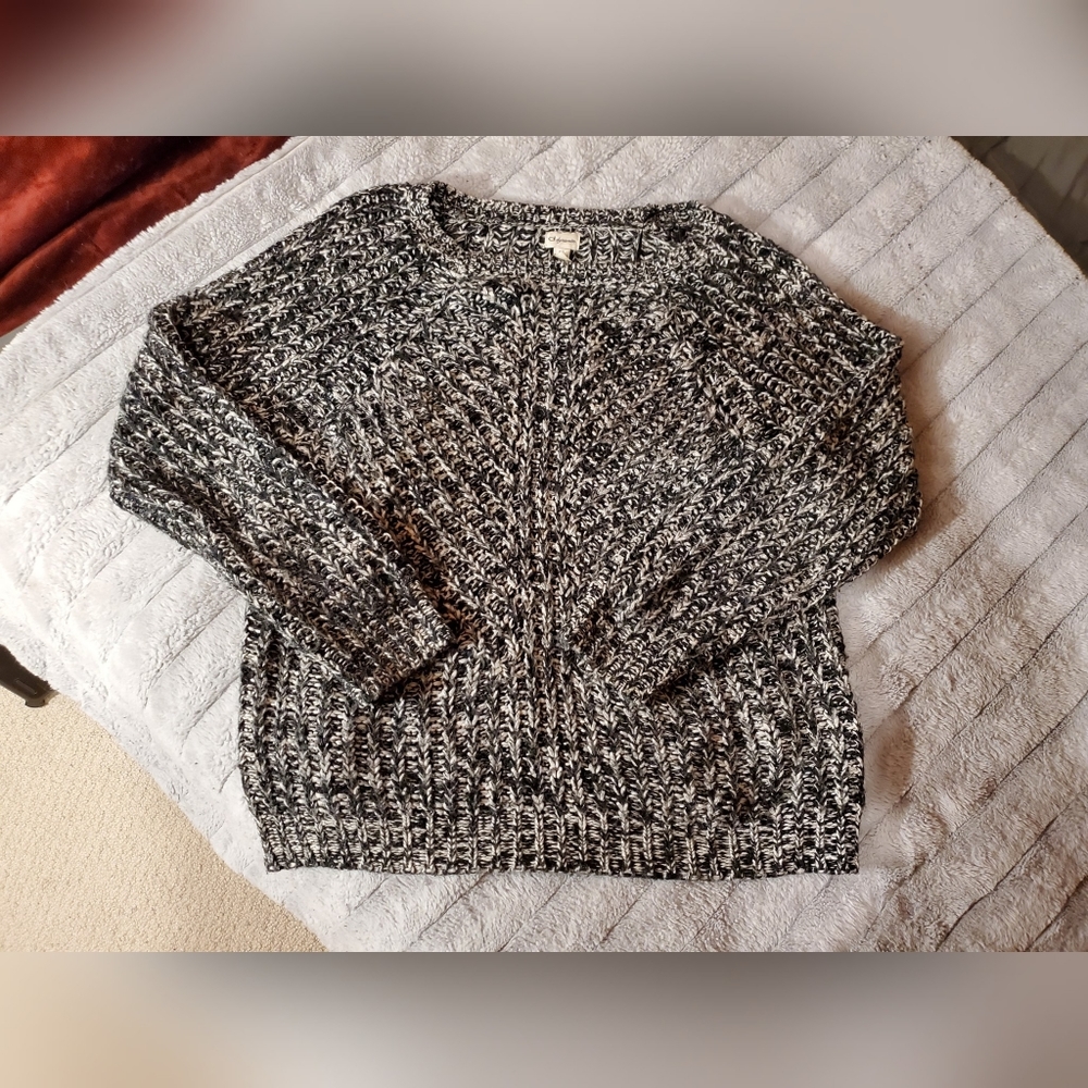 Marl knit sweater